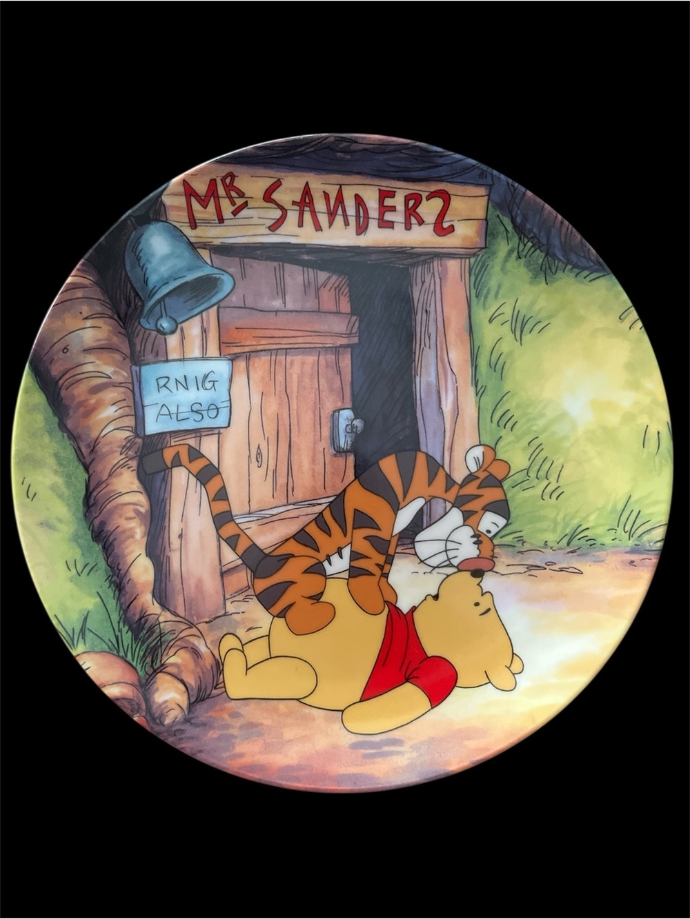 Winnie the Pooh & Tigger Decorative Collector Plate - “Hello Pooh”